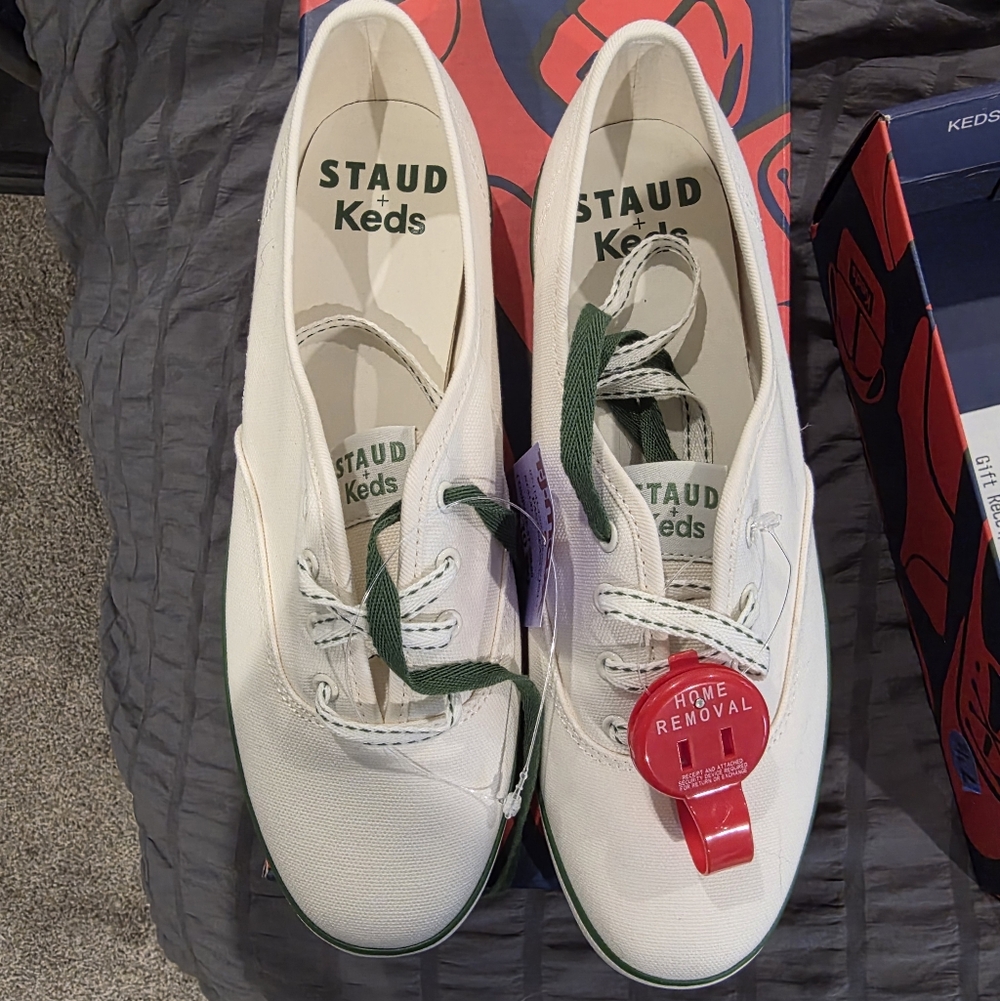 Keds Classic Cream Canvas Sneakers